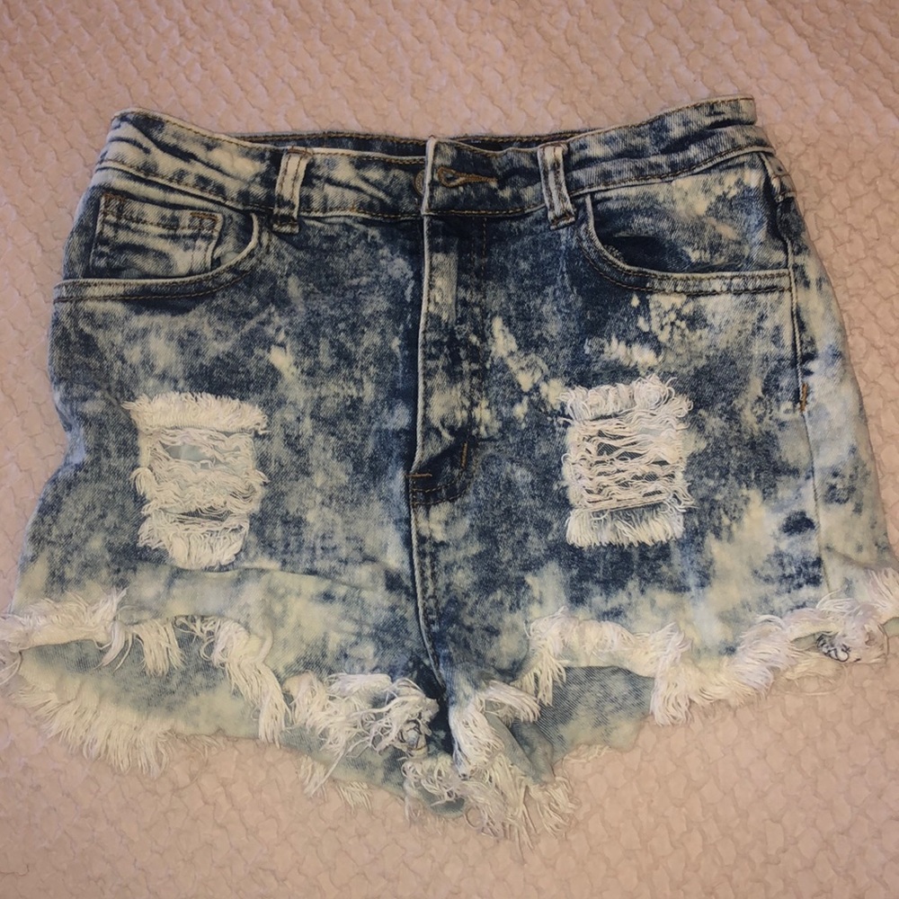 High rise shorts